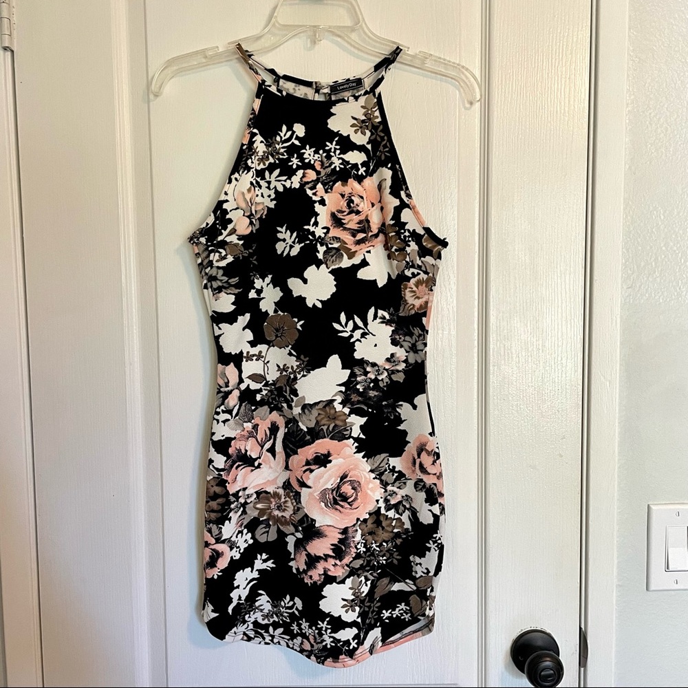 Little Black Dress with florals